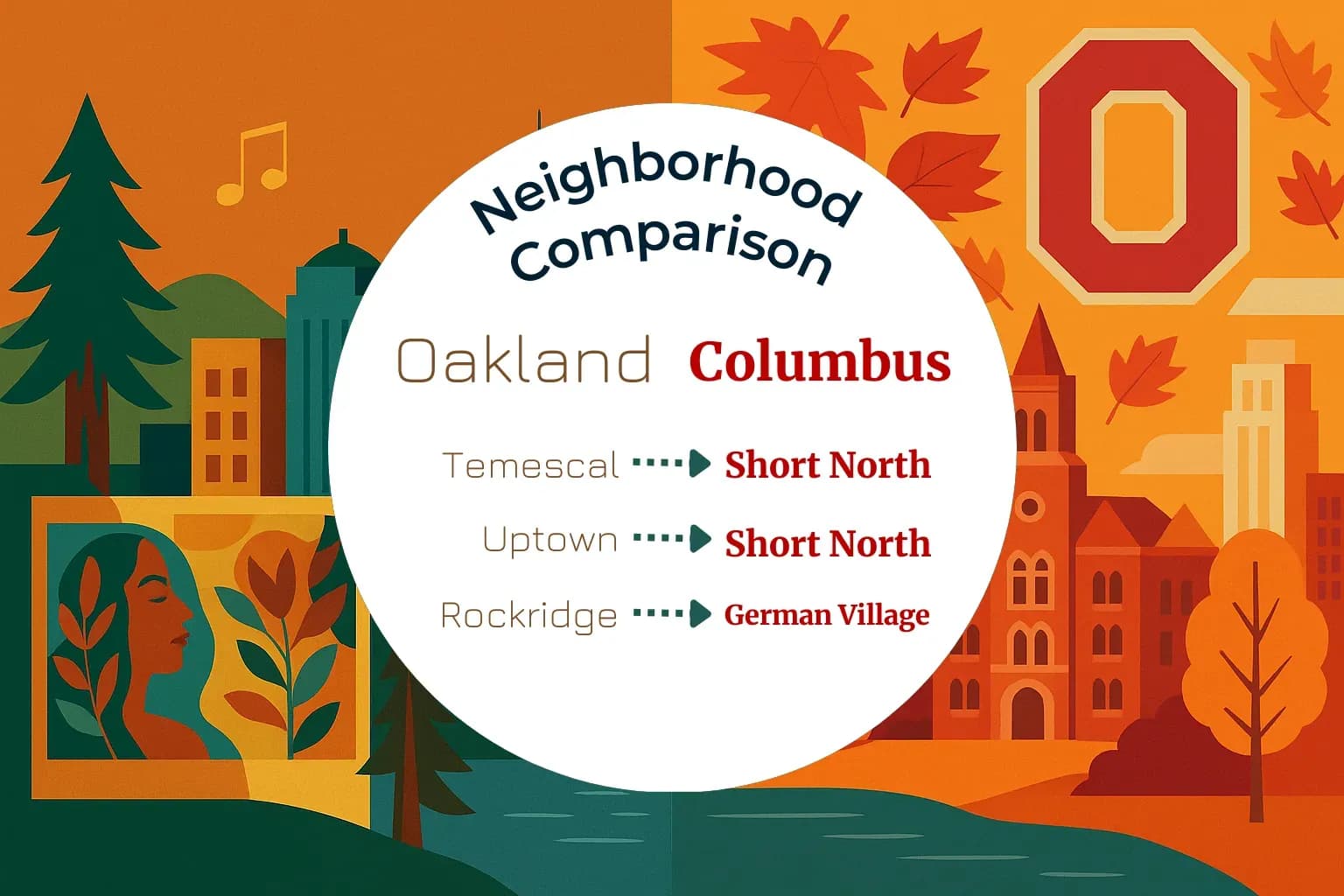 Oakland vs Columbus Neighborhood Comparison