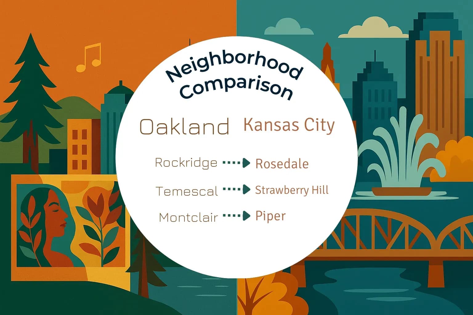 Oakland vs Kansas City Neighborhood Comparison