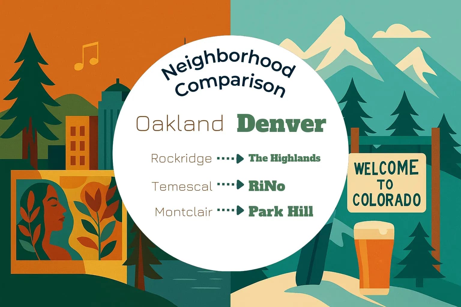 Oakland vs Denver Neighborhood Comparison