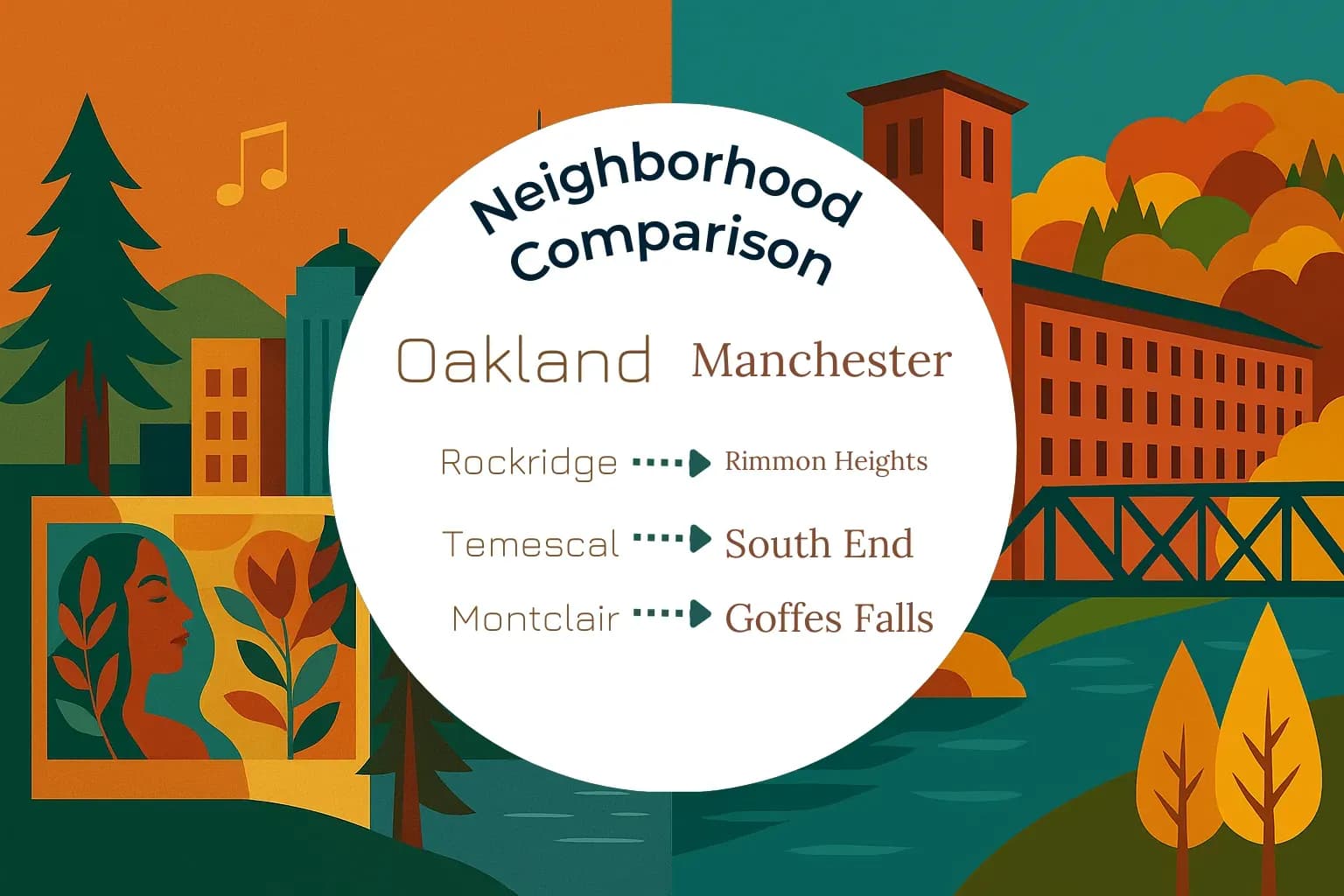 Oakland vs Manchester Neighborhood Comparison