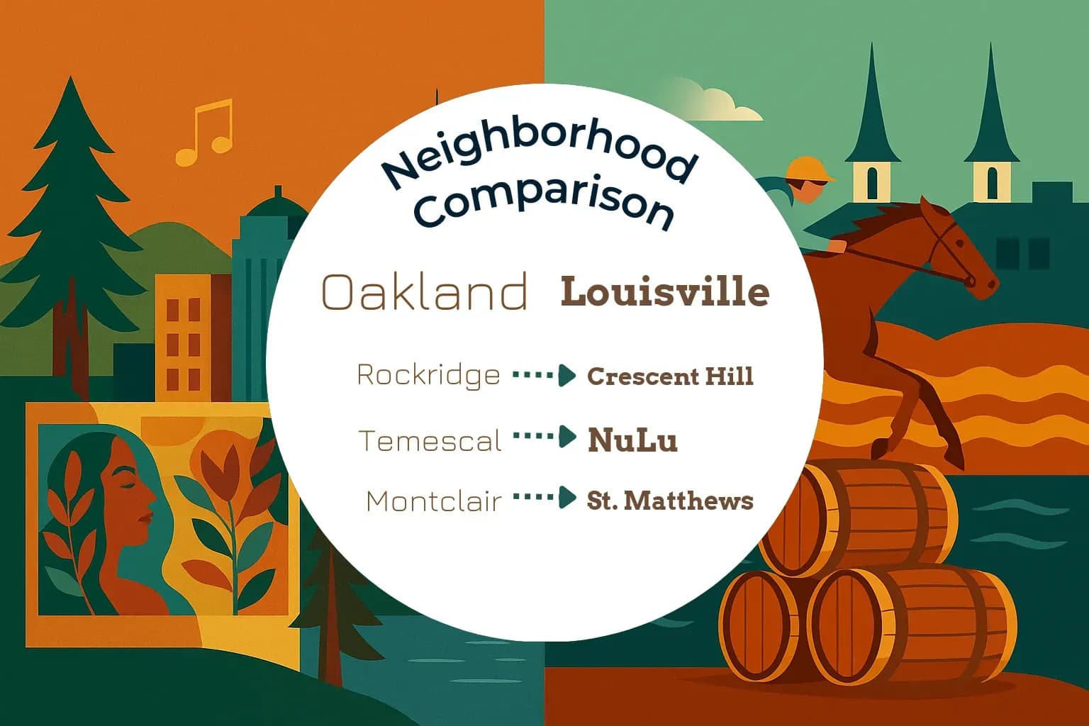 Oakland vs Louisville Neighborhood Comparison
