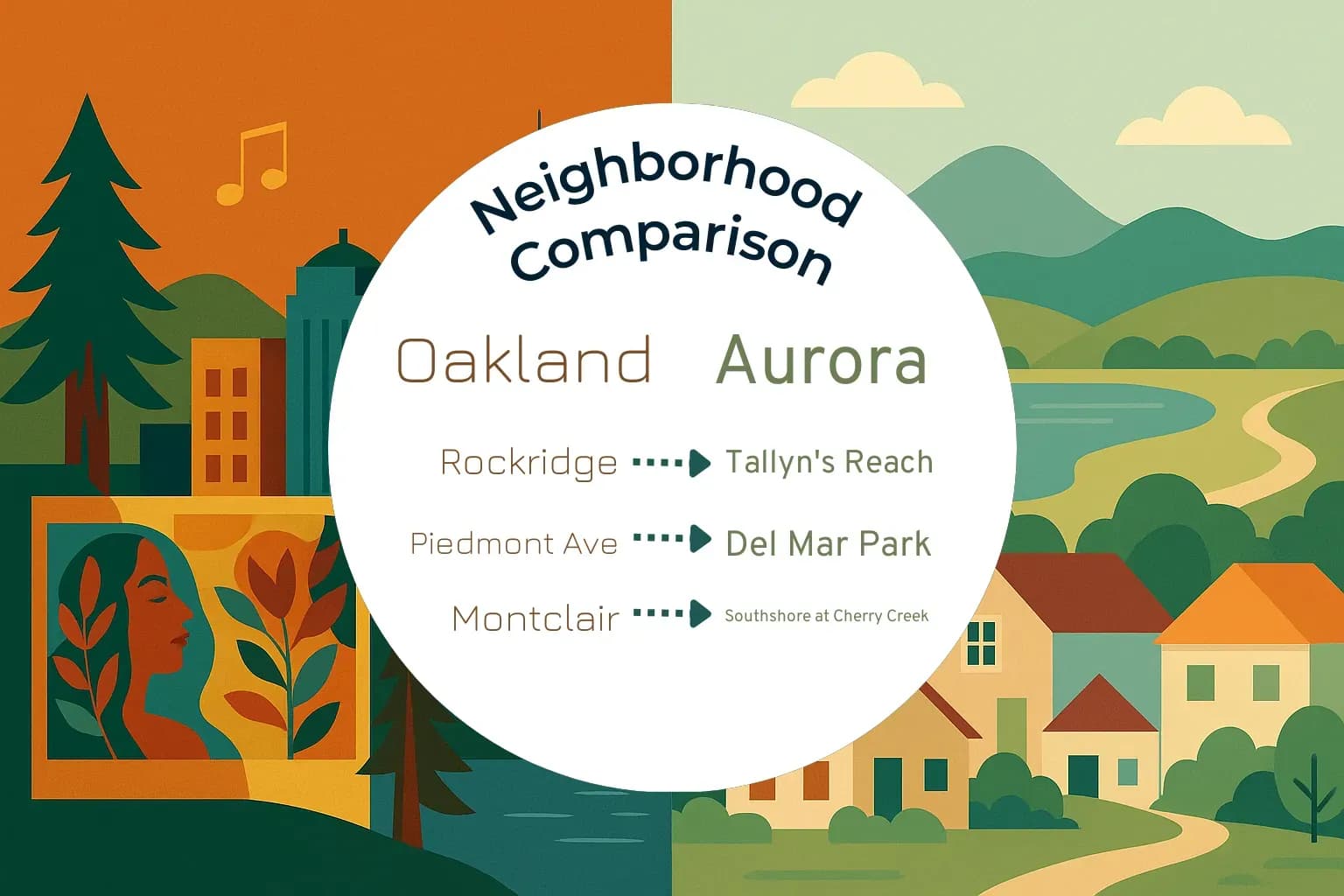 Oakland vs Aurora Neighborhood Comparison