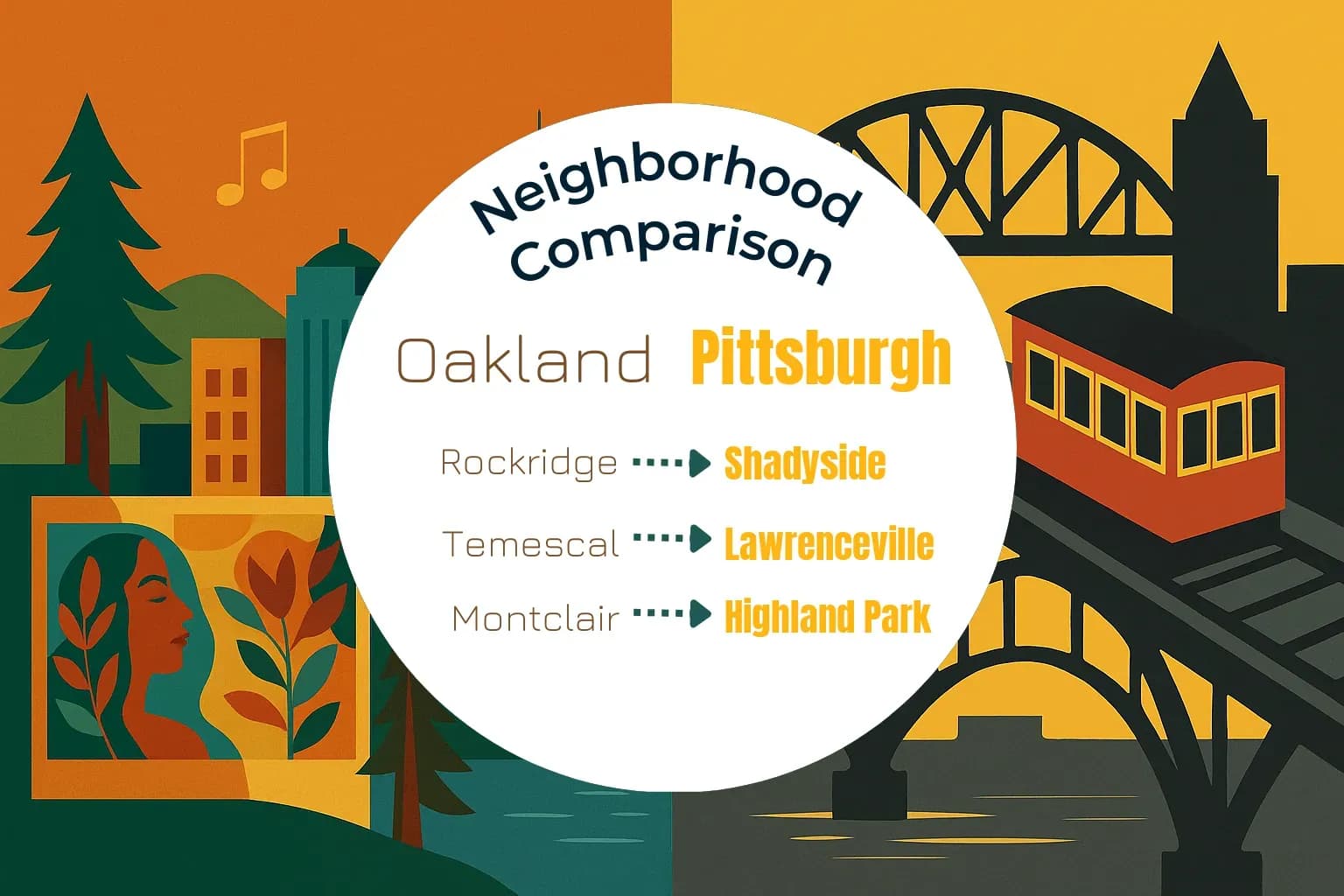 Oakland vs Pittsburgh Neighborhood Comparison