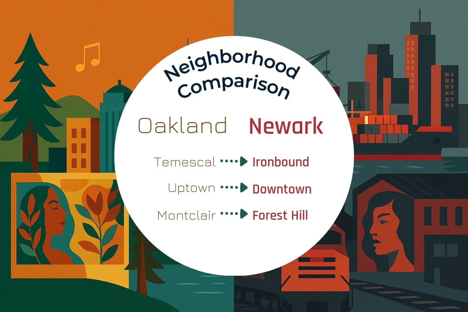 Oakland vs Newark Neighborhood Comparison
