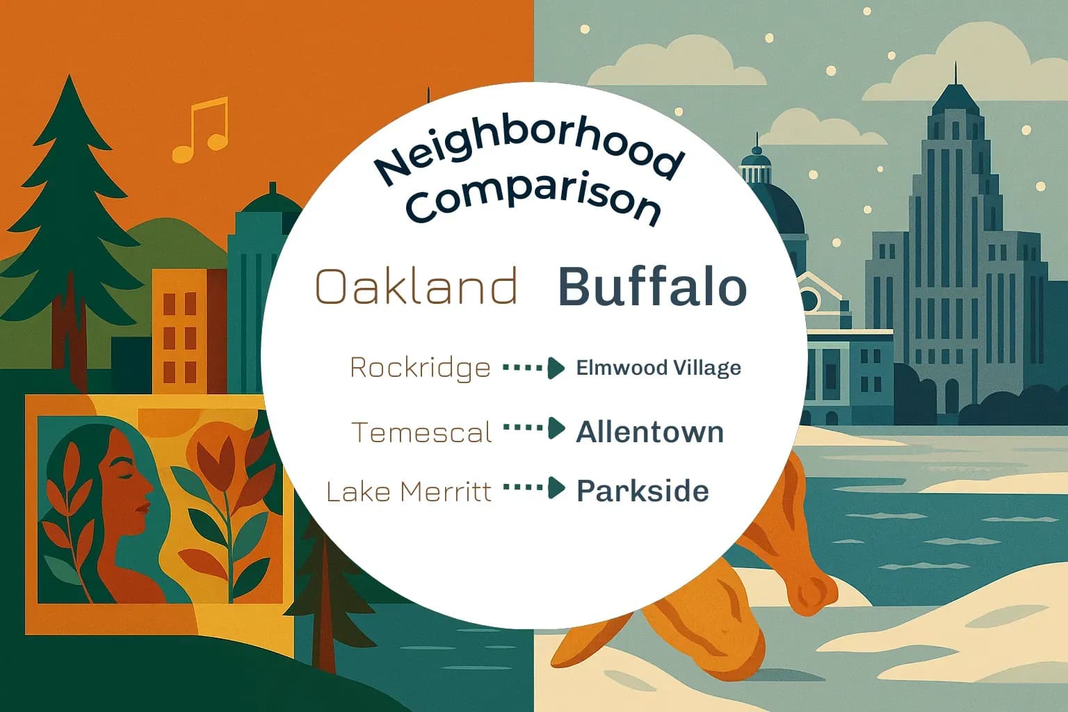 Oakland vs Buffalo Neighborhood Comparison