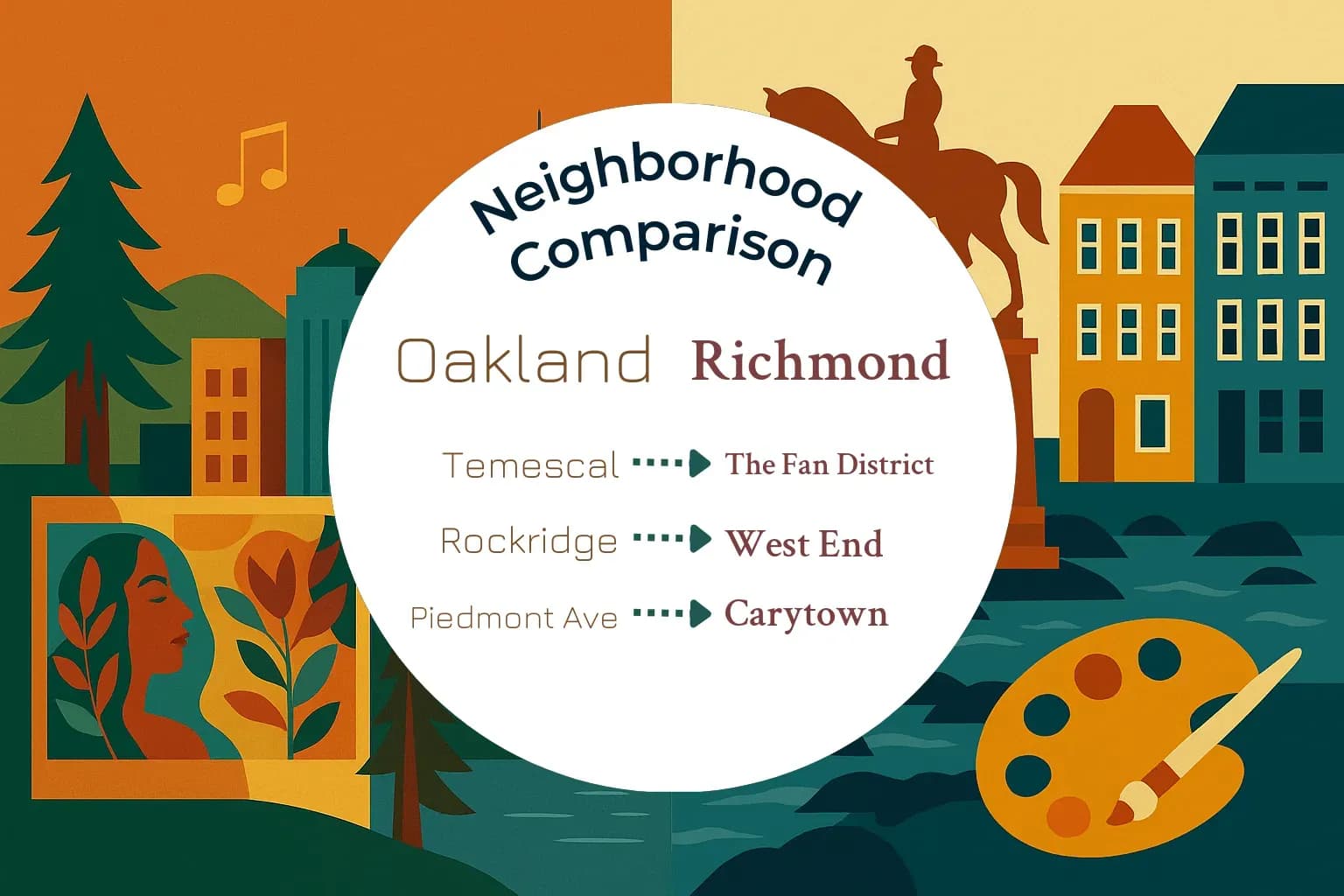Oakland vs Richmond Neighborhood Comparison