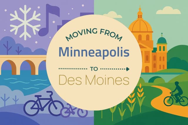 Moving from Minneapolis to Des Moines