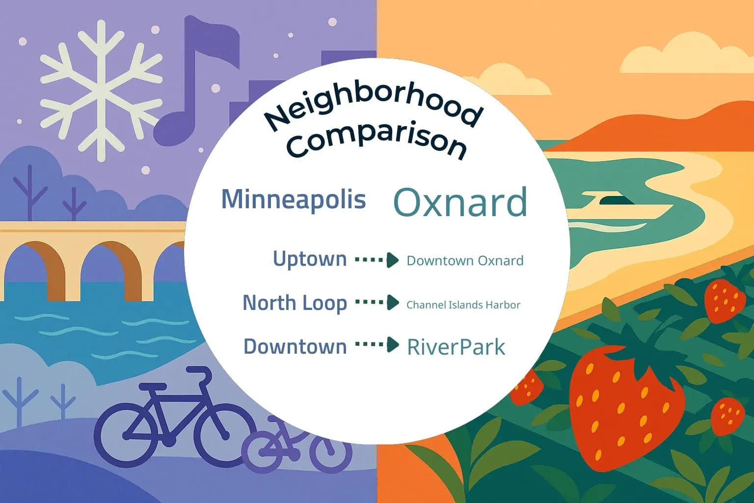 Minneapolis vs Oxnard Neighborhood Comparison