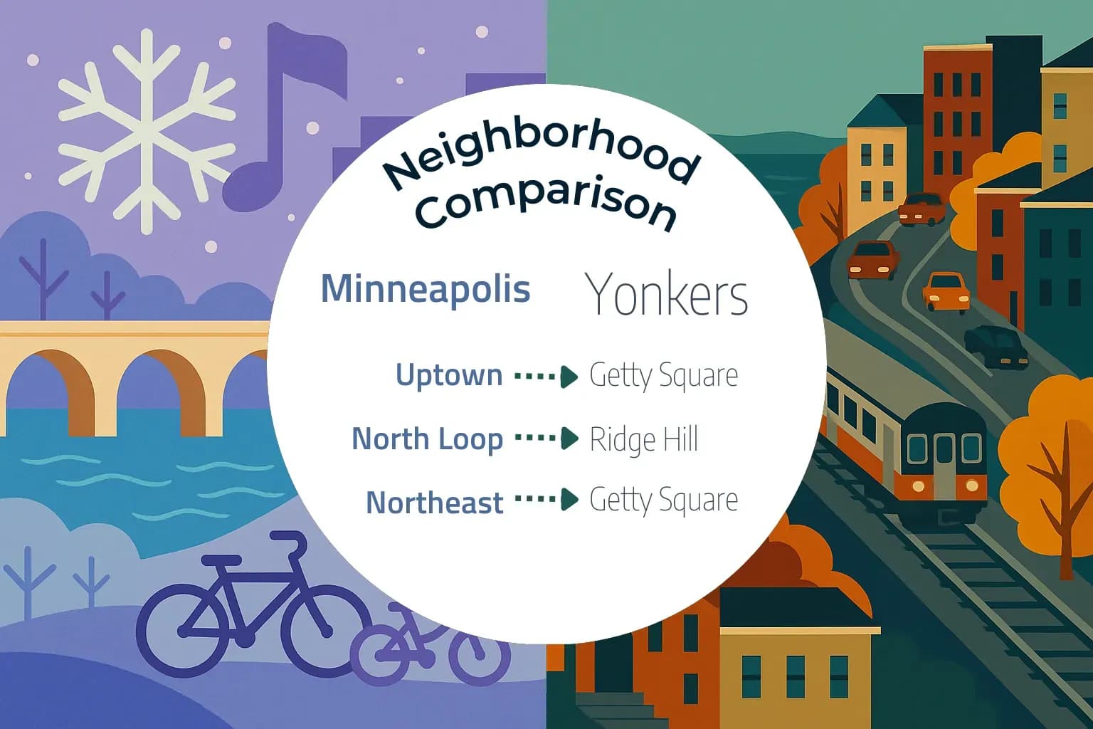 Minneapolis vs Yonkers Neighborhood Comparison
