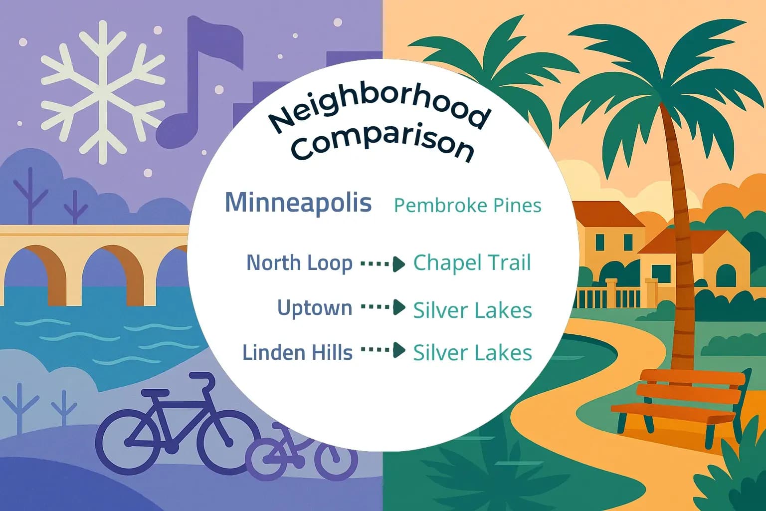 Minneapolis vs Pembroke Pines Neighborhood Comparison
