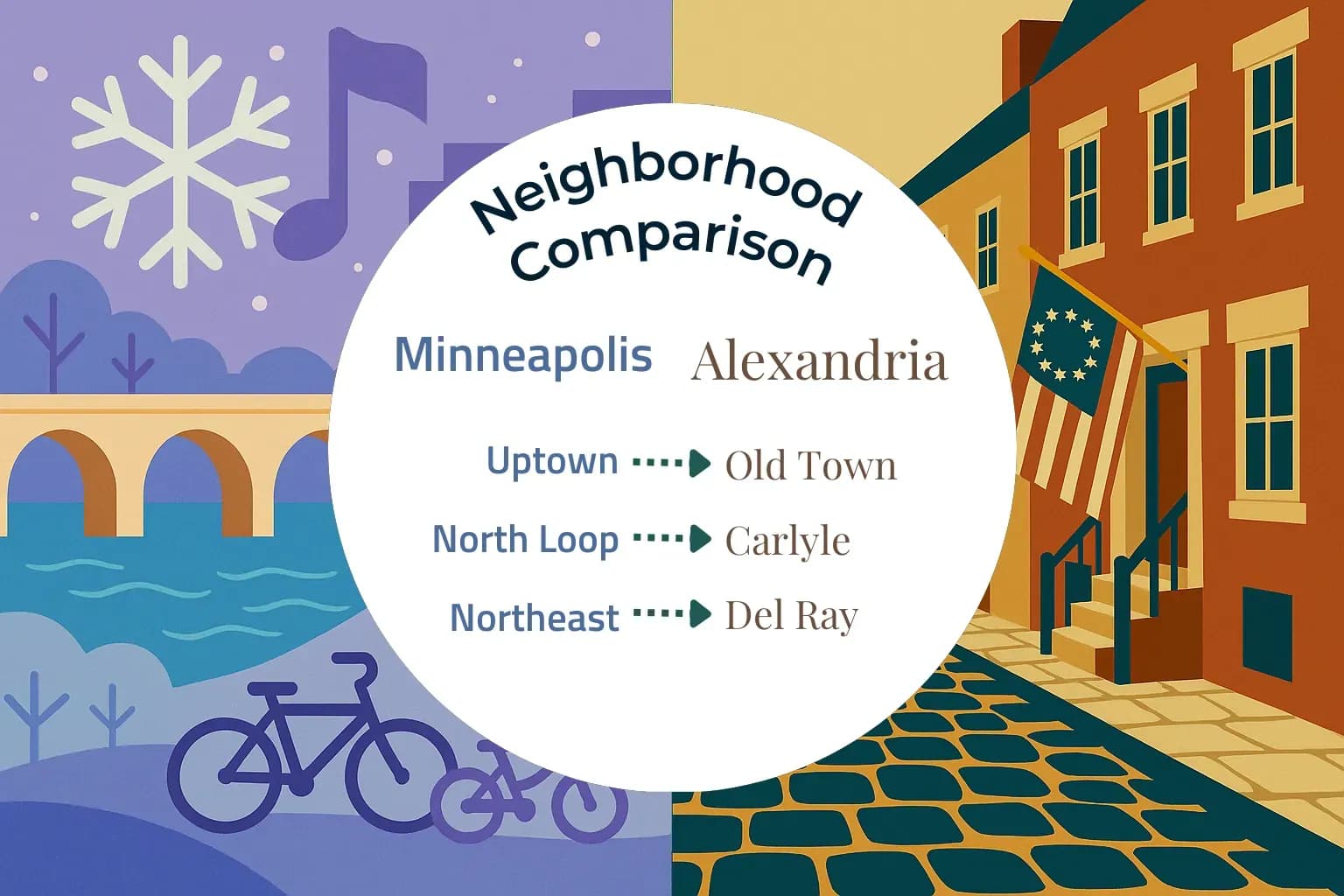 Minneapolis vs Alexandria Neighborhood Comparison