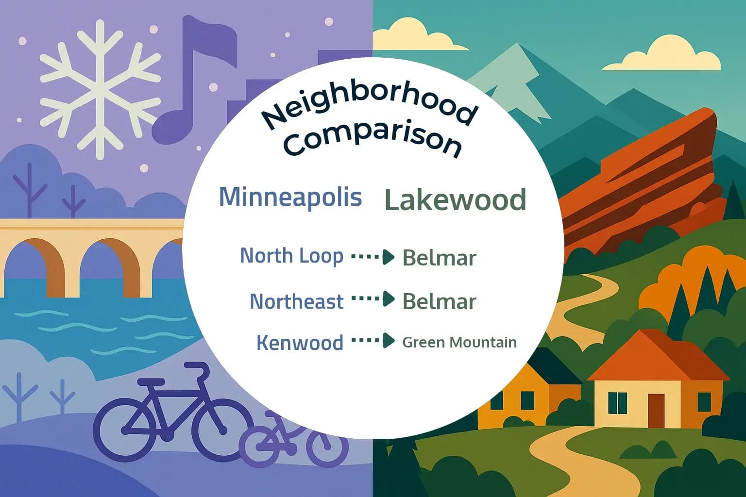 Minneapolis vs Lakewood Neighborhood Comparison