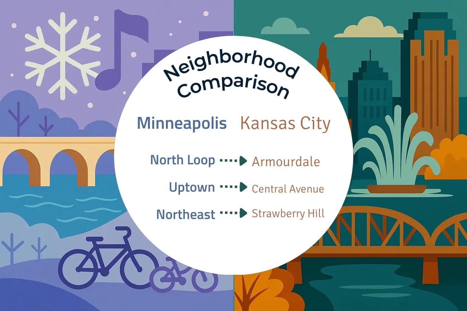 Minneapolis vs Kansas City Neighborhood Comparison
