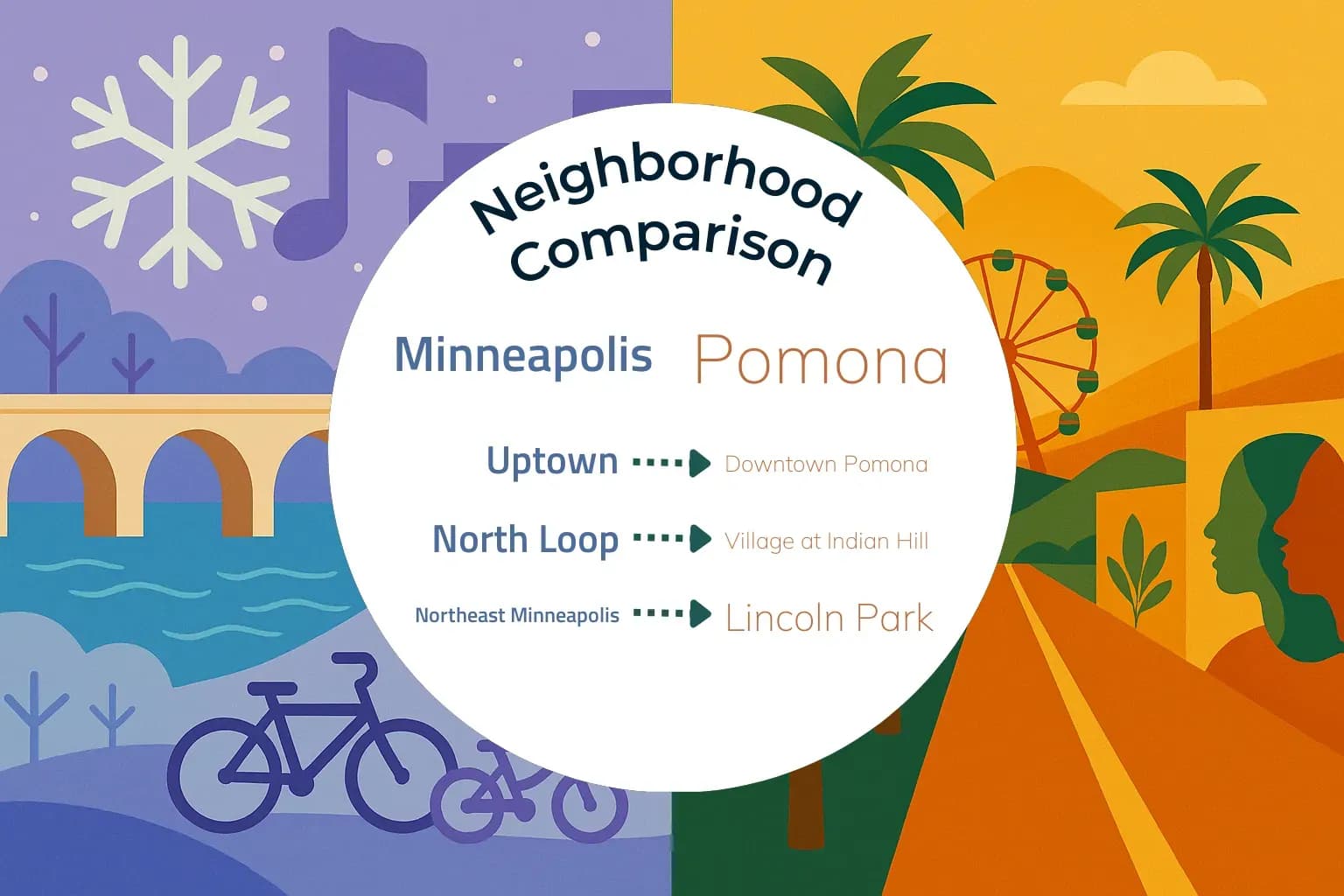 Minneapolis vs Pomona Neighborhood Comparison