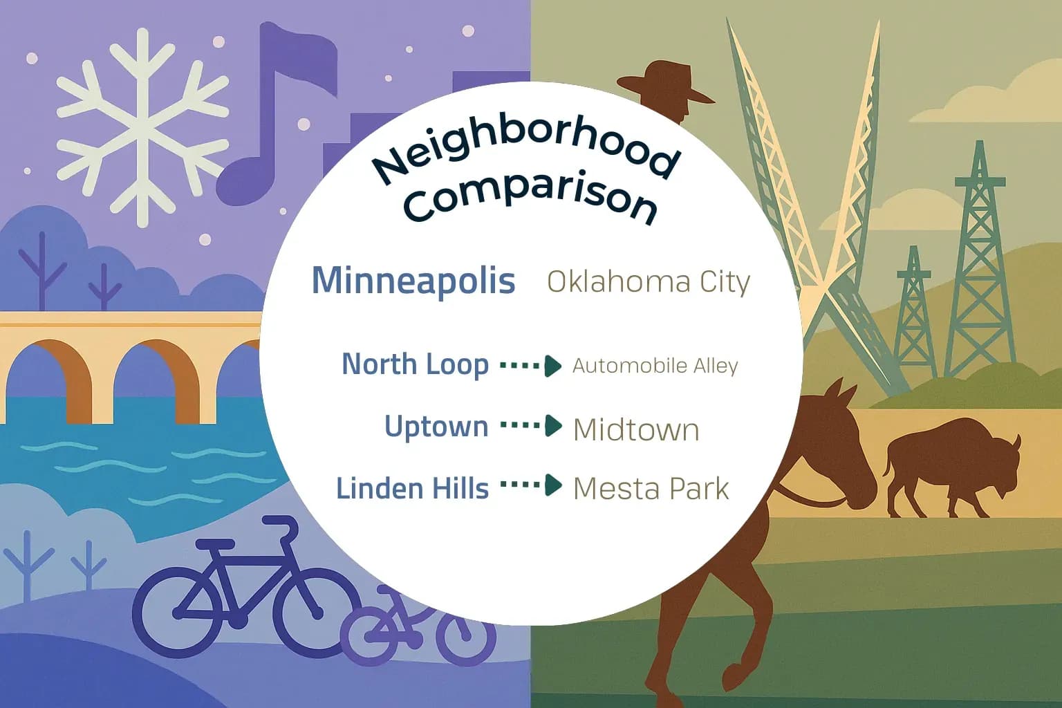 Minneapolis vs Oklahoma City Neighborhood Comparison