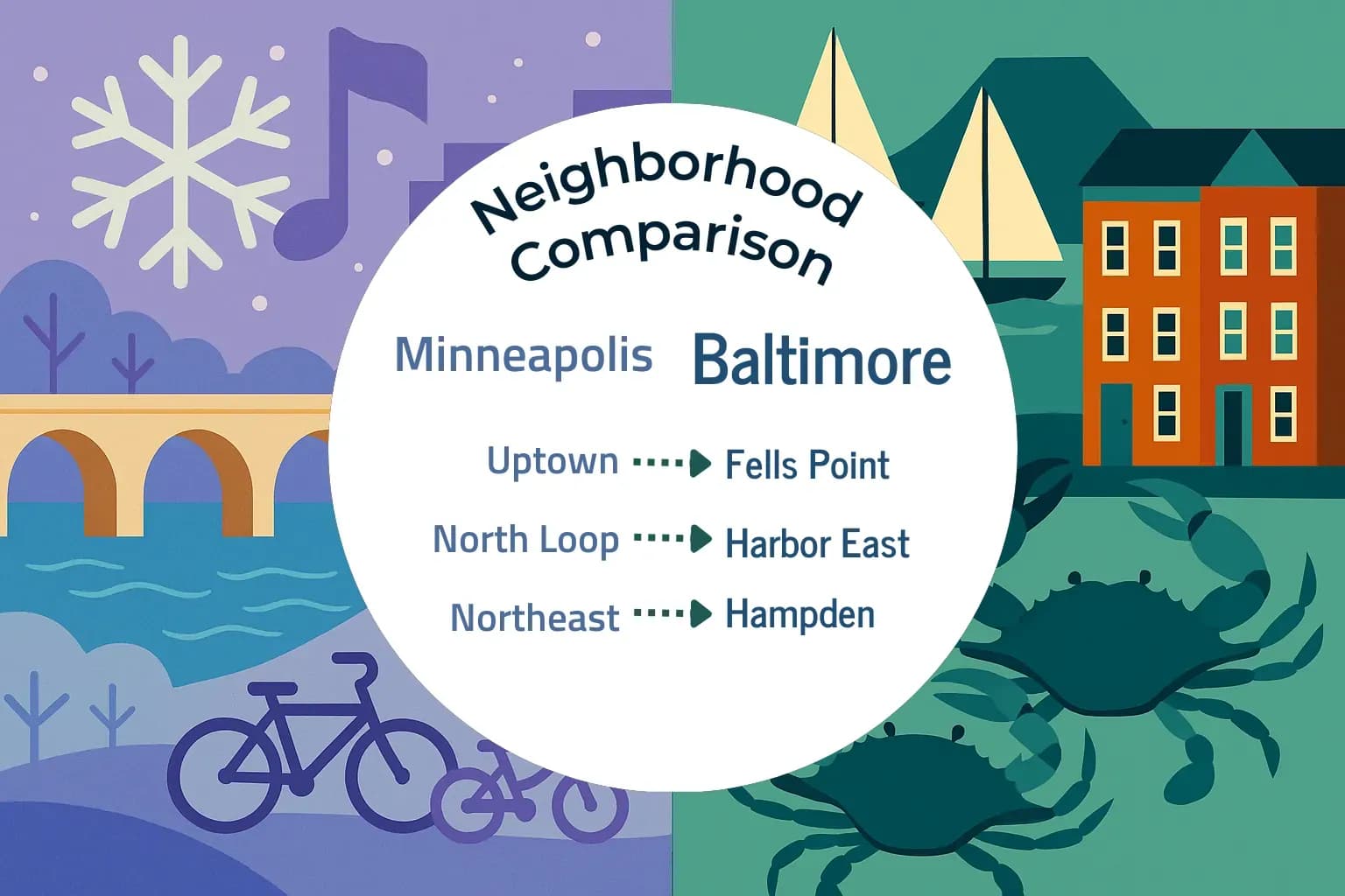 Minneapolis vs Baltimore Neighborhood Comparison