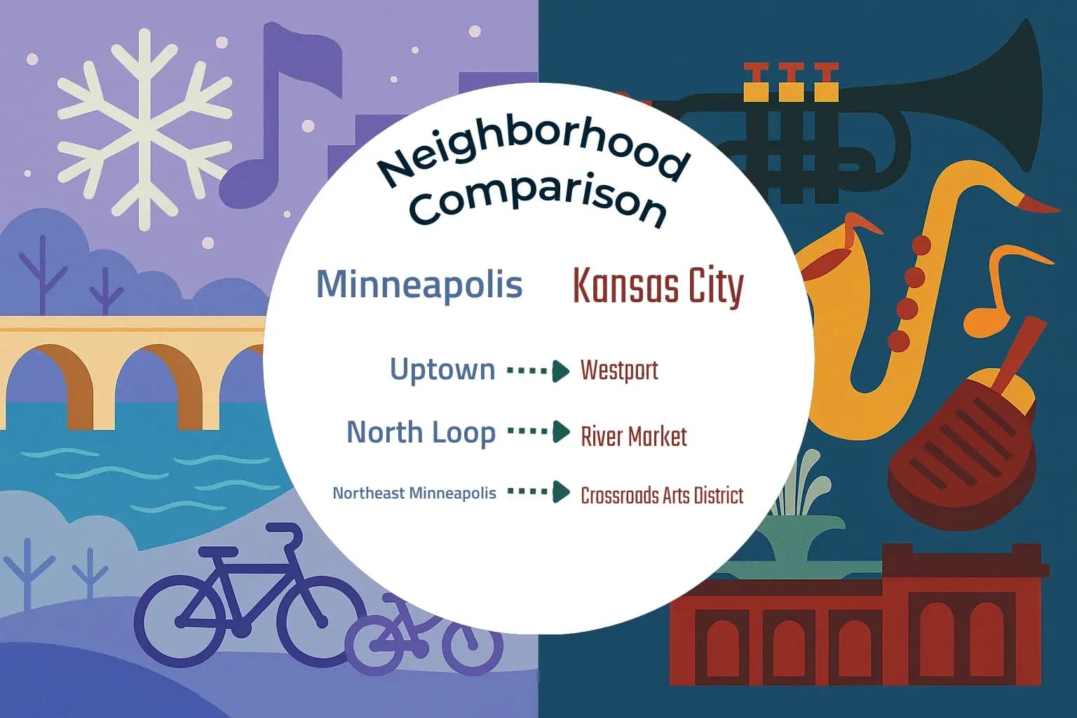 Minneapolis vs Kansas City Neighborhood Comparison