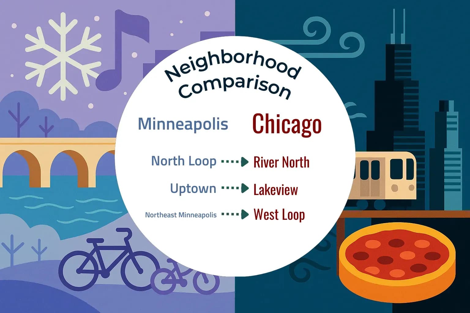 Minneapolis vs Chicago Neighborhood Comparison