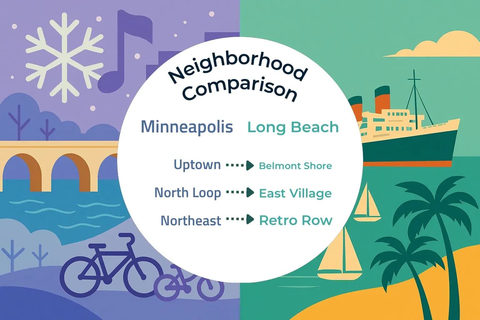 Minneapolis vs Long Beach Neighborhood Comparison