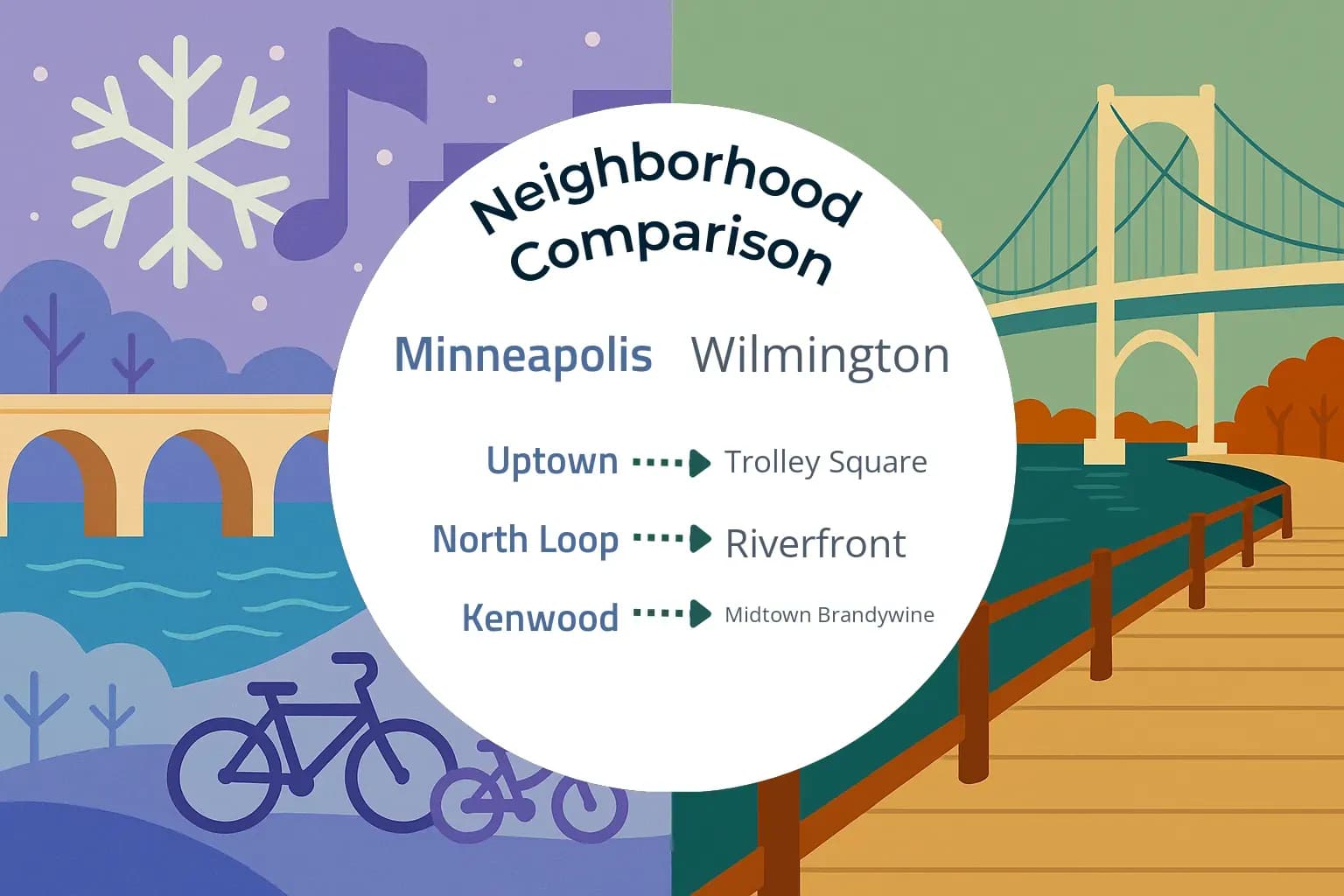 Minneapolis vs Wilmington Neighborhood Comparison