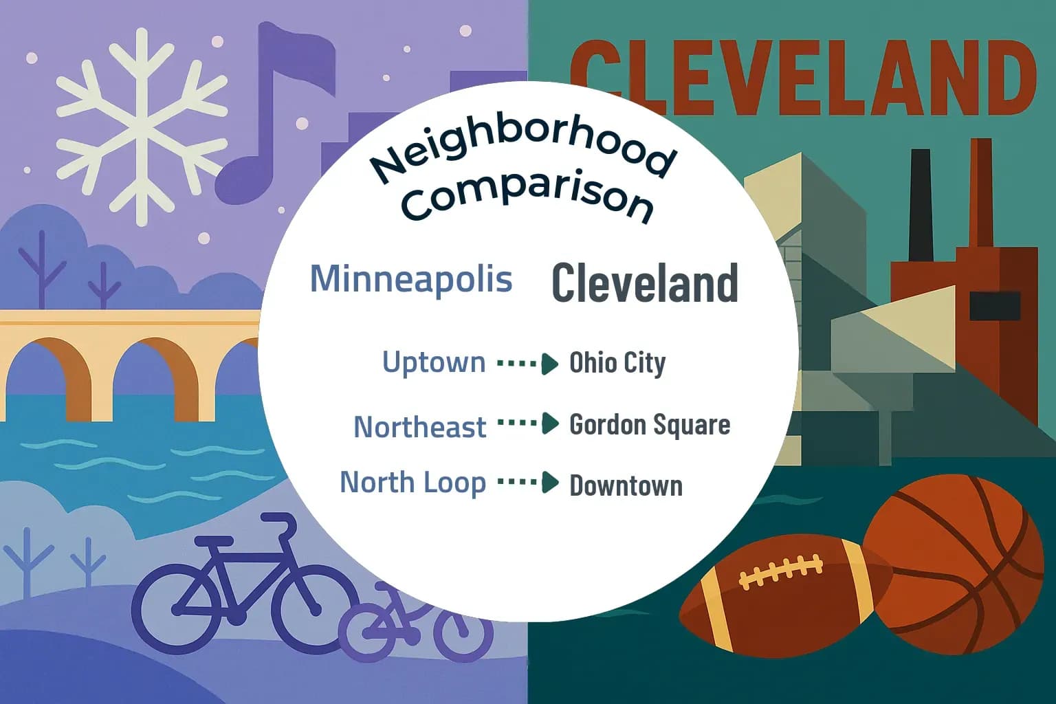 Minneapolis vs Cleveland Neighborhood Comparison