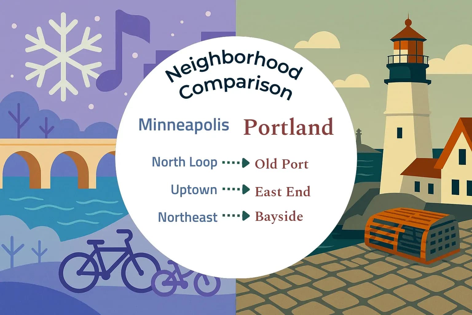 Minneapolis vs Portland Neighborhood Comparison