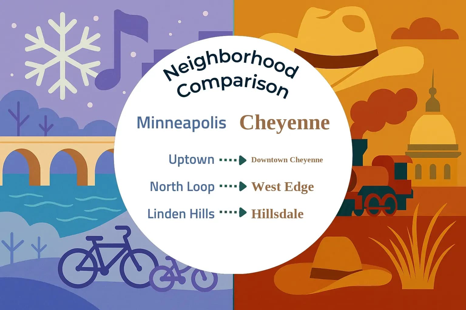 Minneapolis vs Cheyenne Neighborhood Comparison