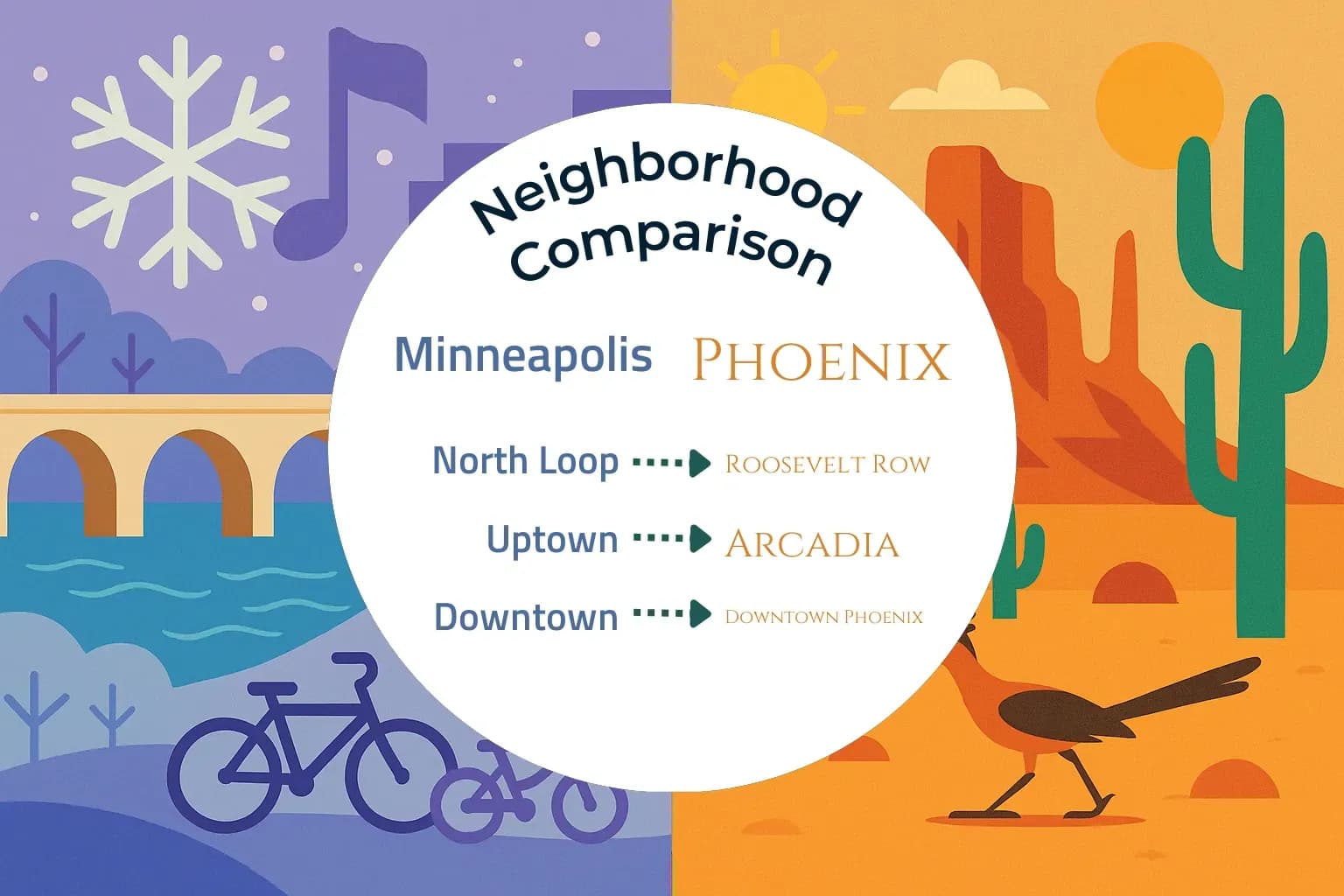 Minneapolis vs Phoenix Neighborhood Comparison