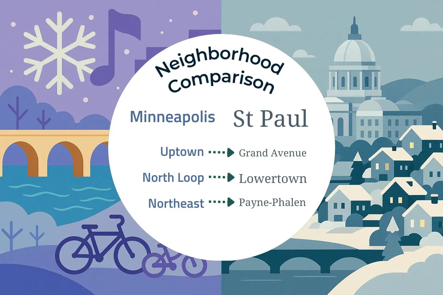 Minneapolis vs St. Paul Neighborhood Comparison