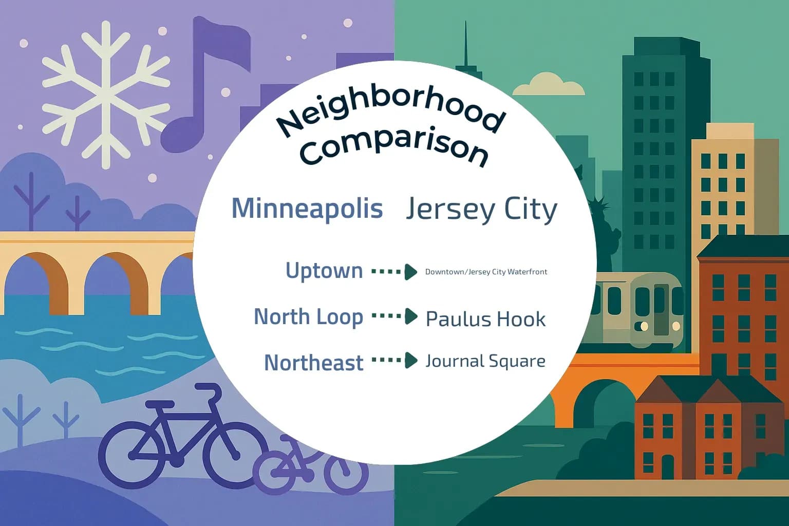Minneapolis vs Jersey City Neighborhood Comparison