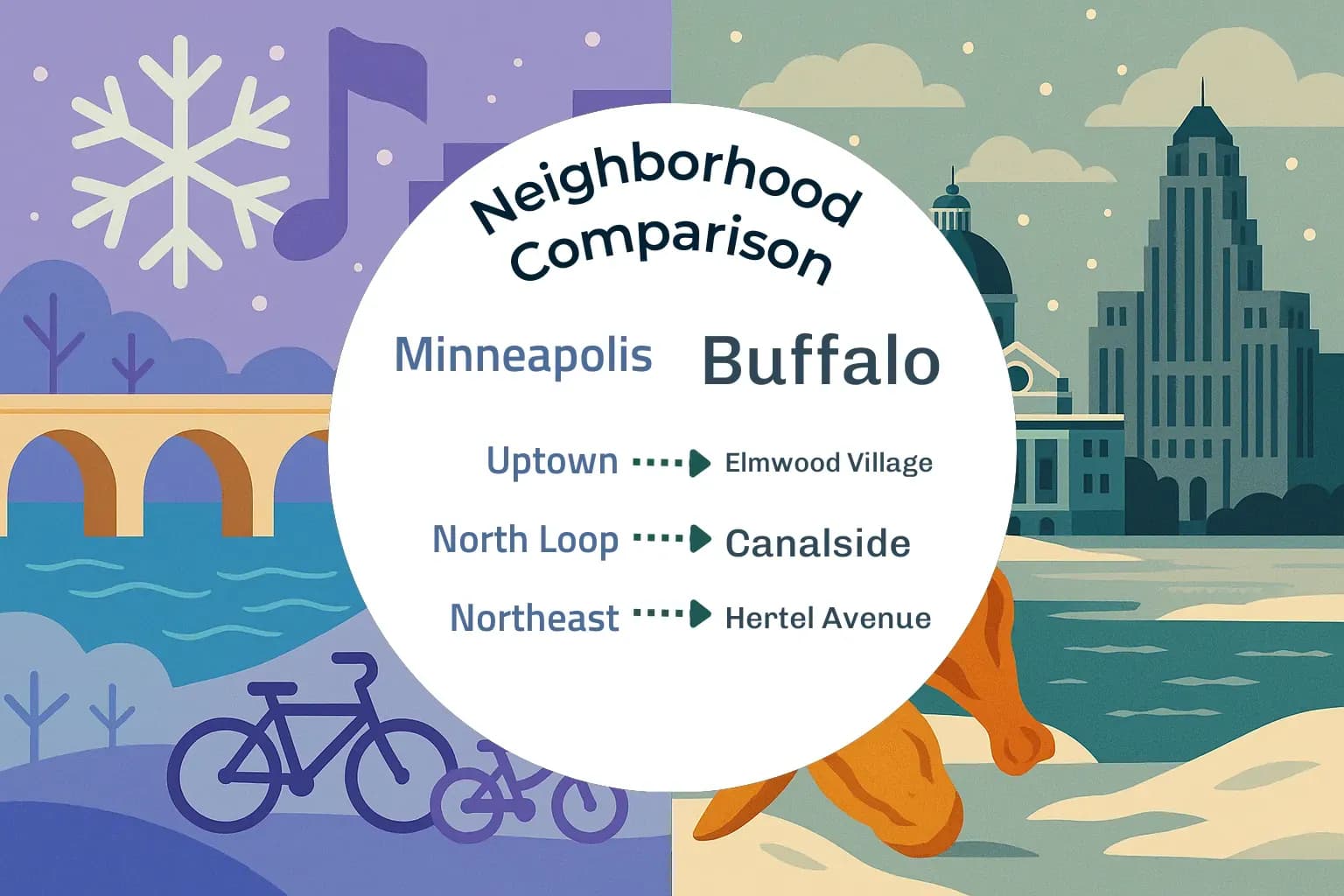 Minneapolis vs Buffalo Neighborhood Comparison