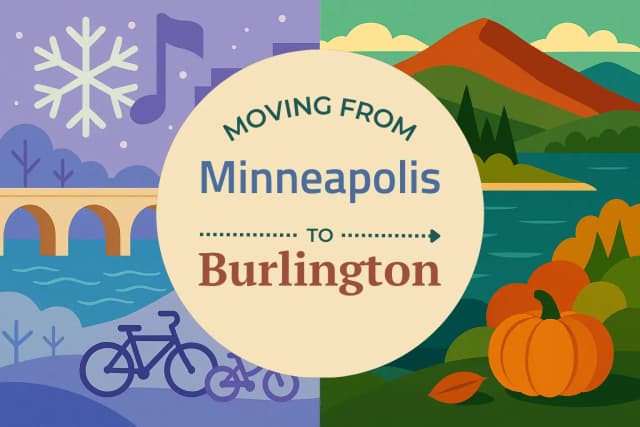 Moving from Minneapolis to Burlington