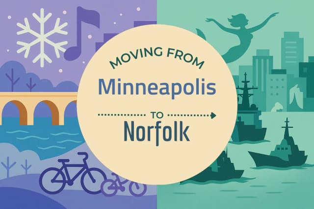 Moving from Minneapolis to Norfolk