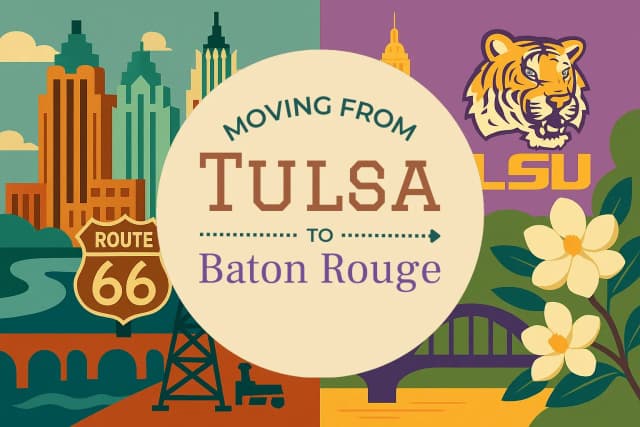 Moving from Tulsa to Baton Rouge