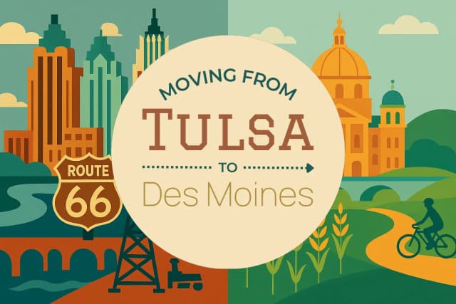 Moving from Tulsa to Des Moines