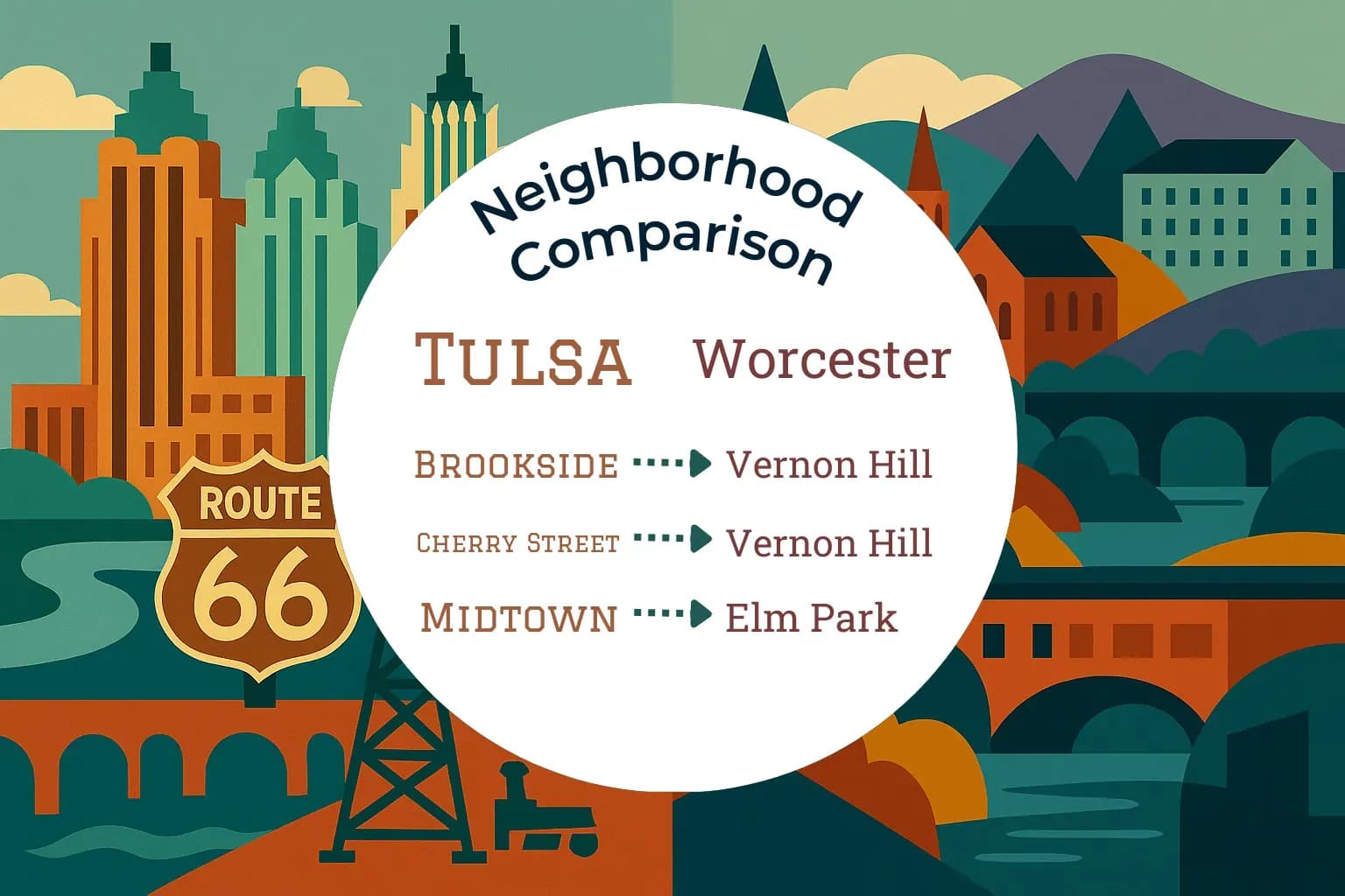 Tulsa vs Worcester Neighborhood Comparison