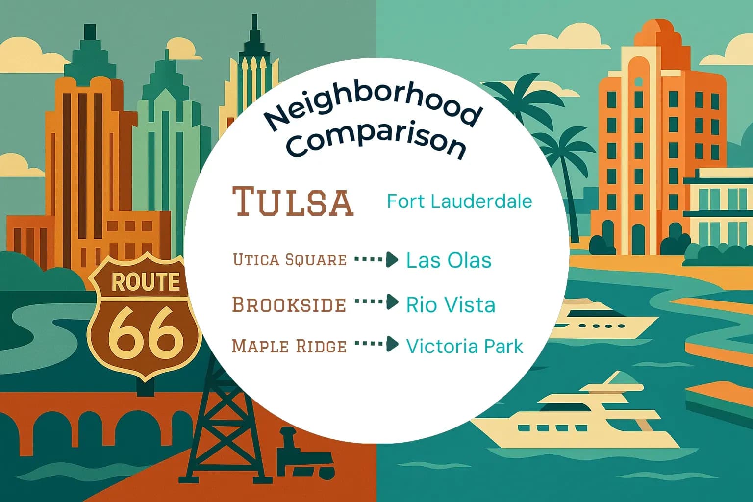 Tulsa vs Fort Lauderdale Neighborhood Comparison