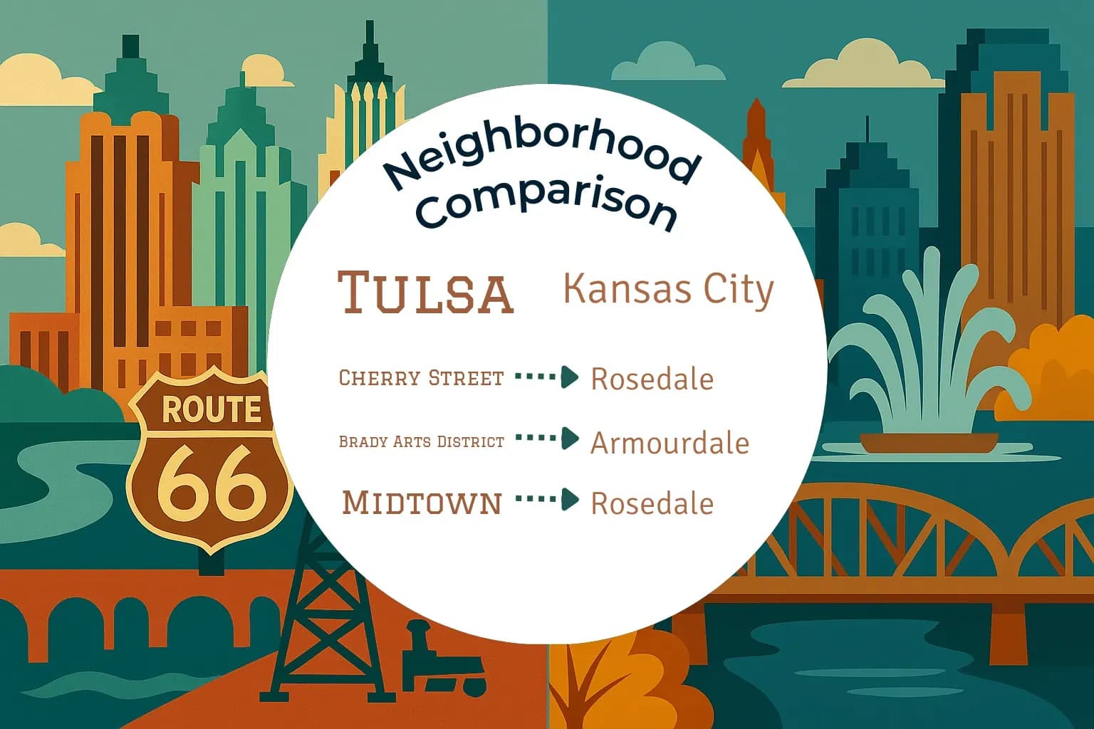 Tulsa vs Kansas City Neighborhood Comparison