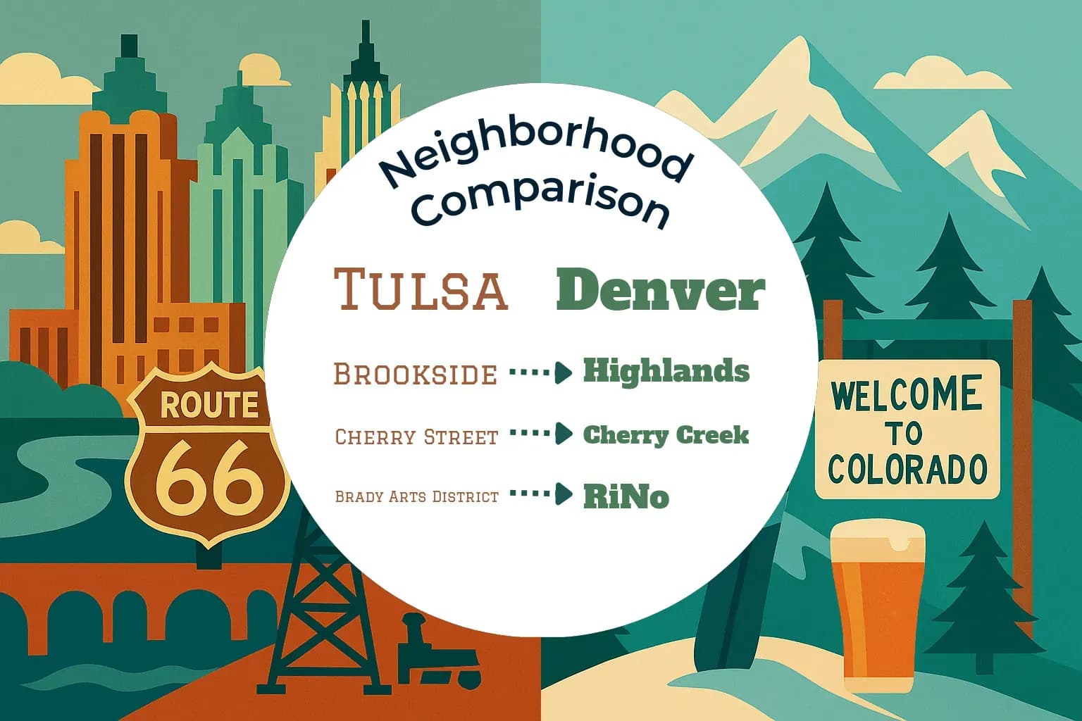Tulsa vs Denver Neighborhood Comparison