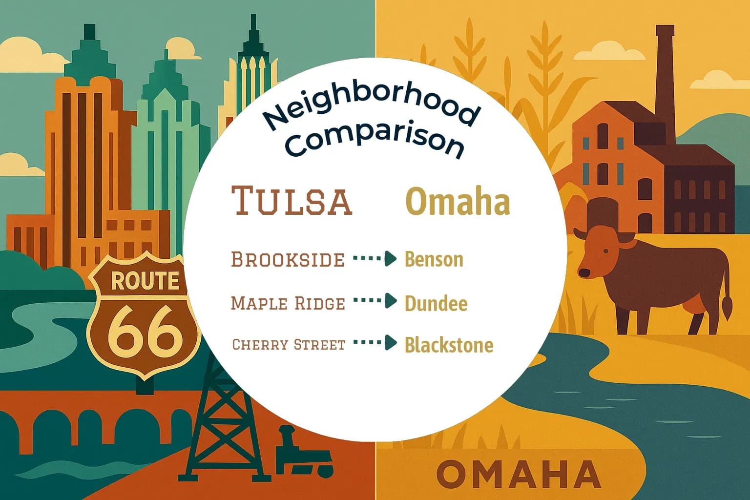 Tulsa vs Omaha Neighborhood Comparison