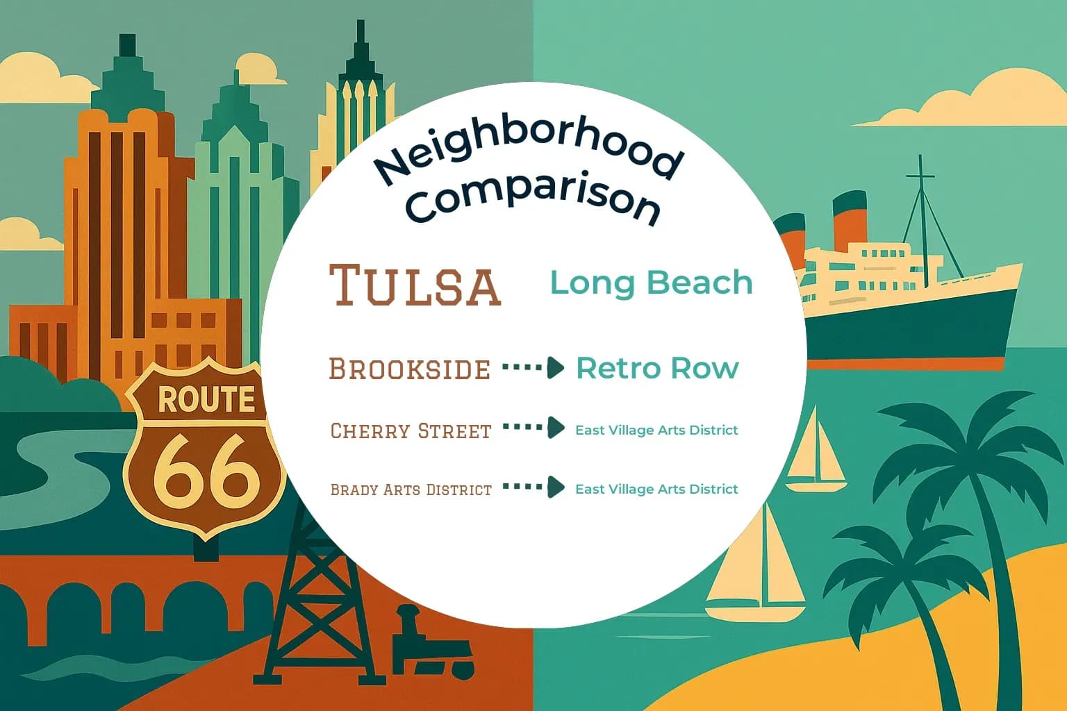 Tulsa vs Long Beach Neighborhood Comparison