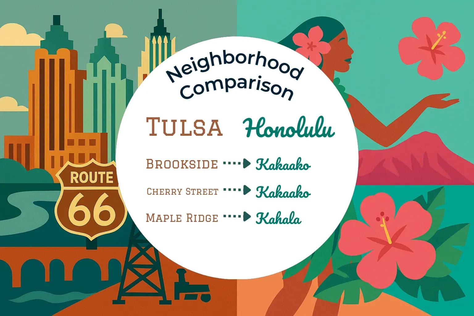 Tulsa vs Honolulu Neighborhood Comparison