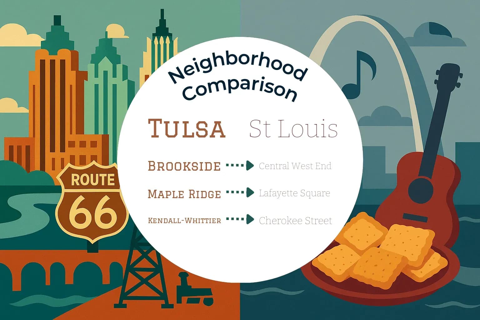 Tulsa vs St. Louis Neighborhood Comparison