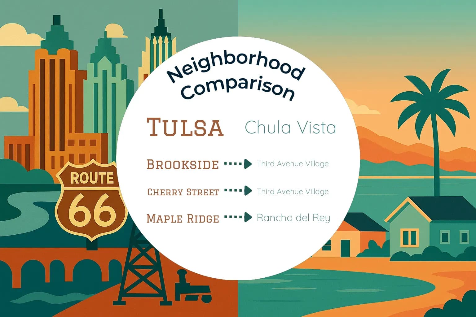 Tulsa vs Chula Vista Neighborhood Comparison