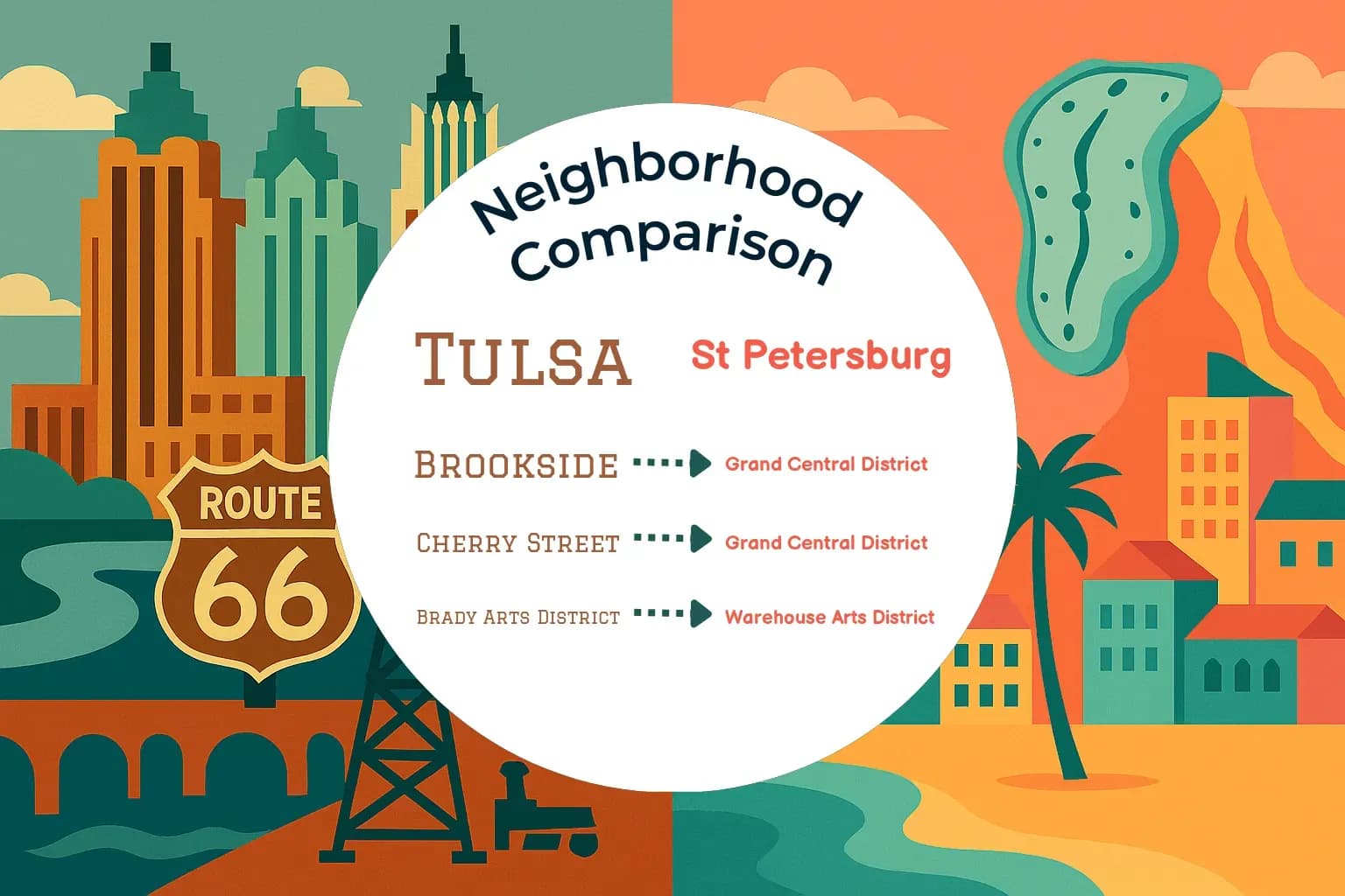 Tulsa vs St. Petersburg Neighborhood Comparison
