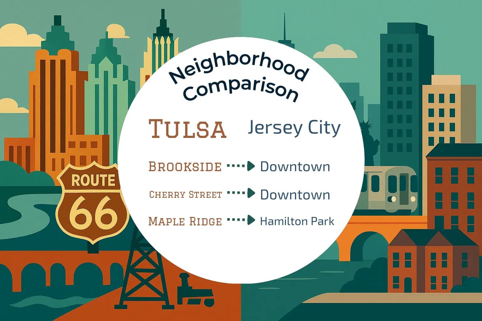 Tulsa vs Jersey City Neighborhood Comparison
