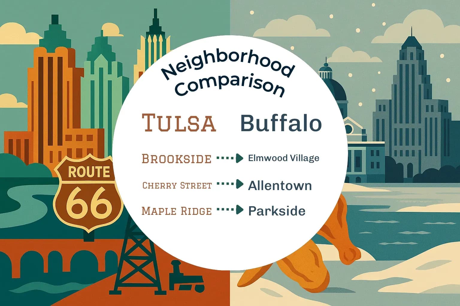 Tulsa vs Buffalo Neighborhood Comparison