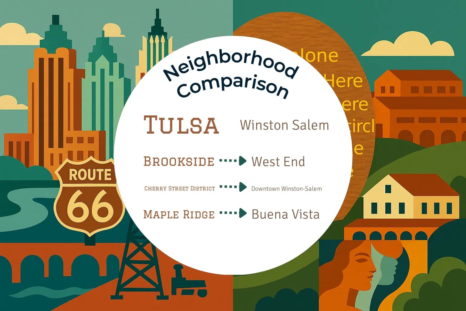 Tulsa vs Winston Salem Neighborhood Comparison