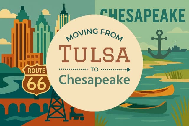Moving from Tulsa to Chesapeake