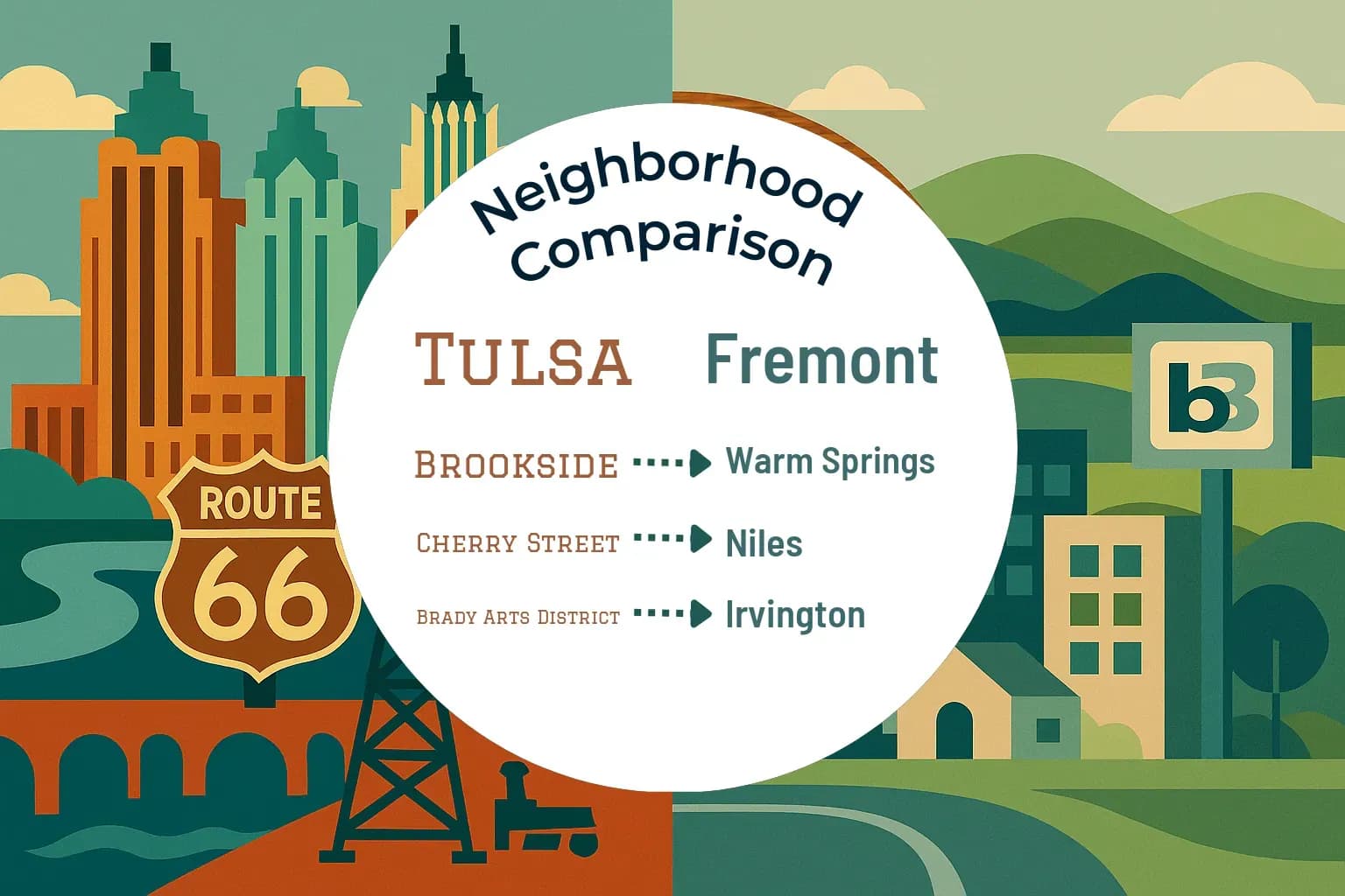 Tulsa vs Fremont Neighborhood Comparison